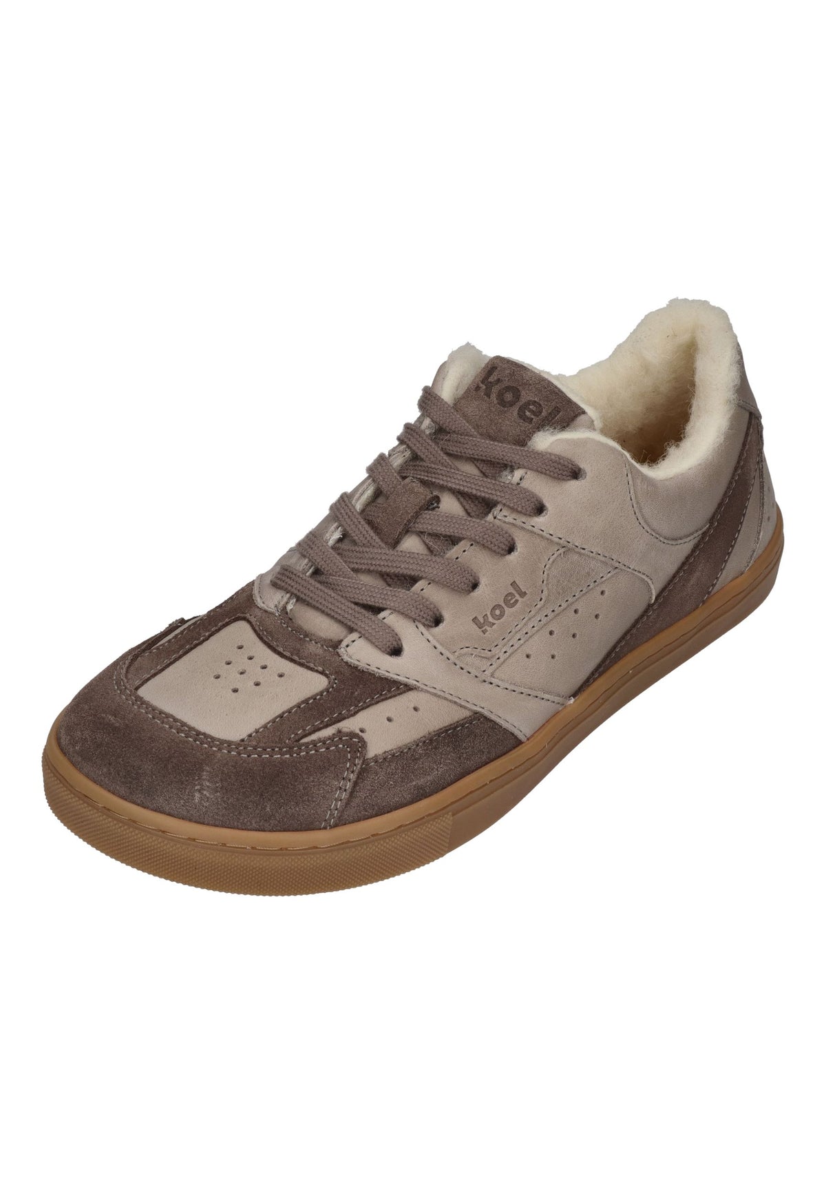 KOEL Barefoot gefütterte Damen Sneakers HAVELLE taupe