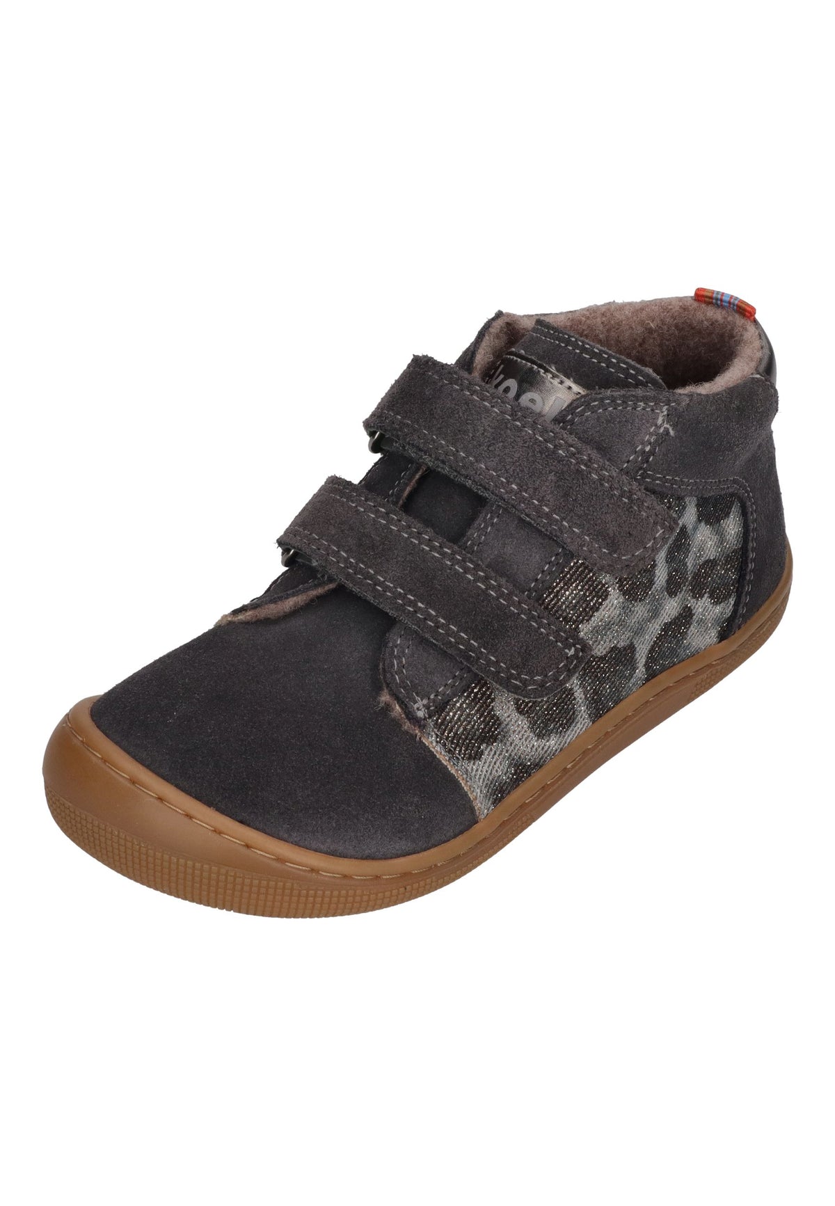 KOEL Barefoot gefütterte Kinder Sneakers DYLA FANTASY dark grey