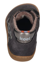KOEL Barefoot gefütterte Kinder Sneakers DYLA FANTASY dark grey