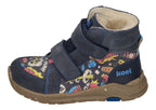 KOEL Barefoot gefütterte Teenager Sneakers SILAS TEX PRINT blue