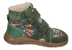 KOEL Barefoot gefütterte Teenager Sneakers SILAS TEX PRINT green
