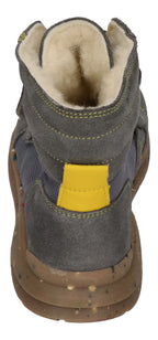 KOEL Barefoot gefütterte Kinder Sneakers SILAS TEX grey