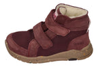 KOEL Barefoot gefütterte Kinder Sneakers SILAS TEX bordo