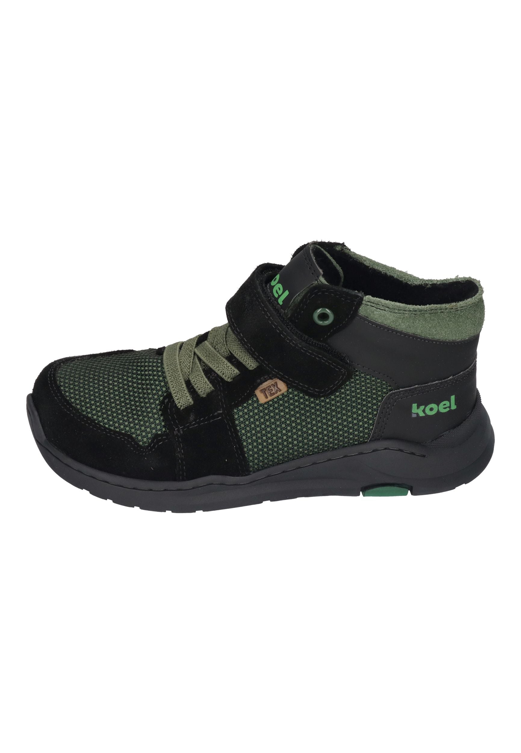 KOEL Barefoot gefütterte Kinderschuhe Sneakers SKY TEX olive