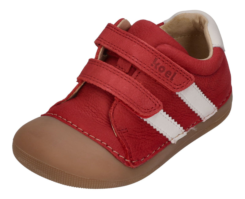 KOEL Barfuß Kinderschuhe Extra Weit ARCHIE LEATHER red
