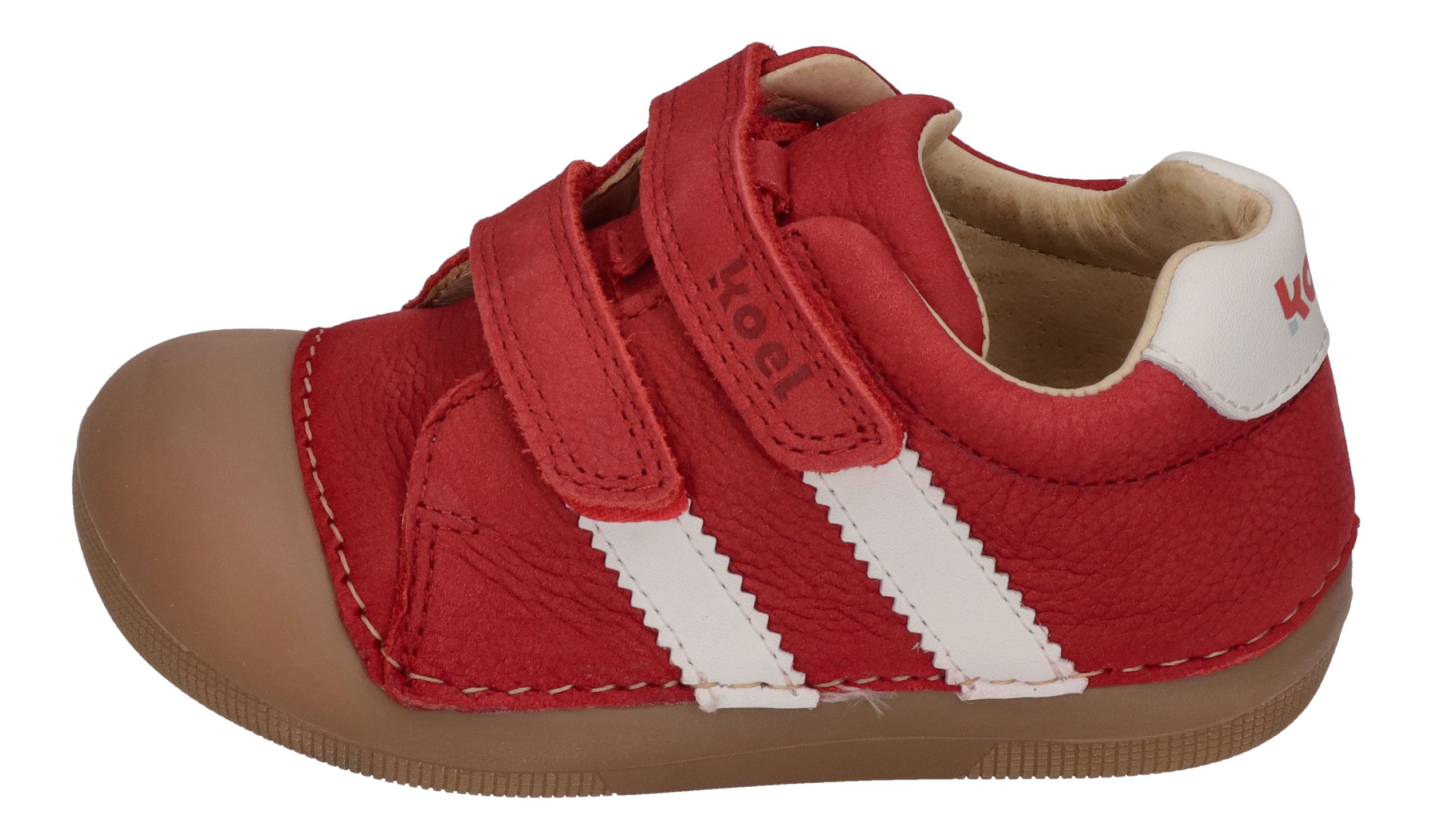 KOEL Barfuß Kinderschuhe Extra Weit ARCHIE LEATHER red