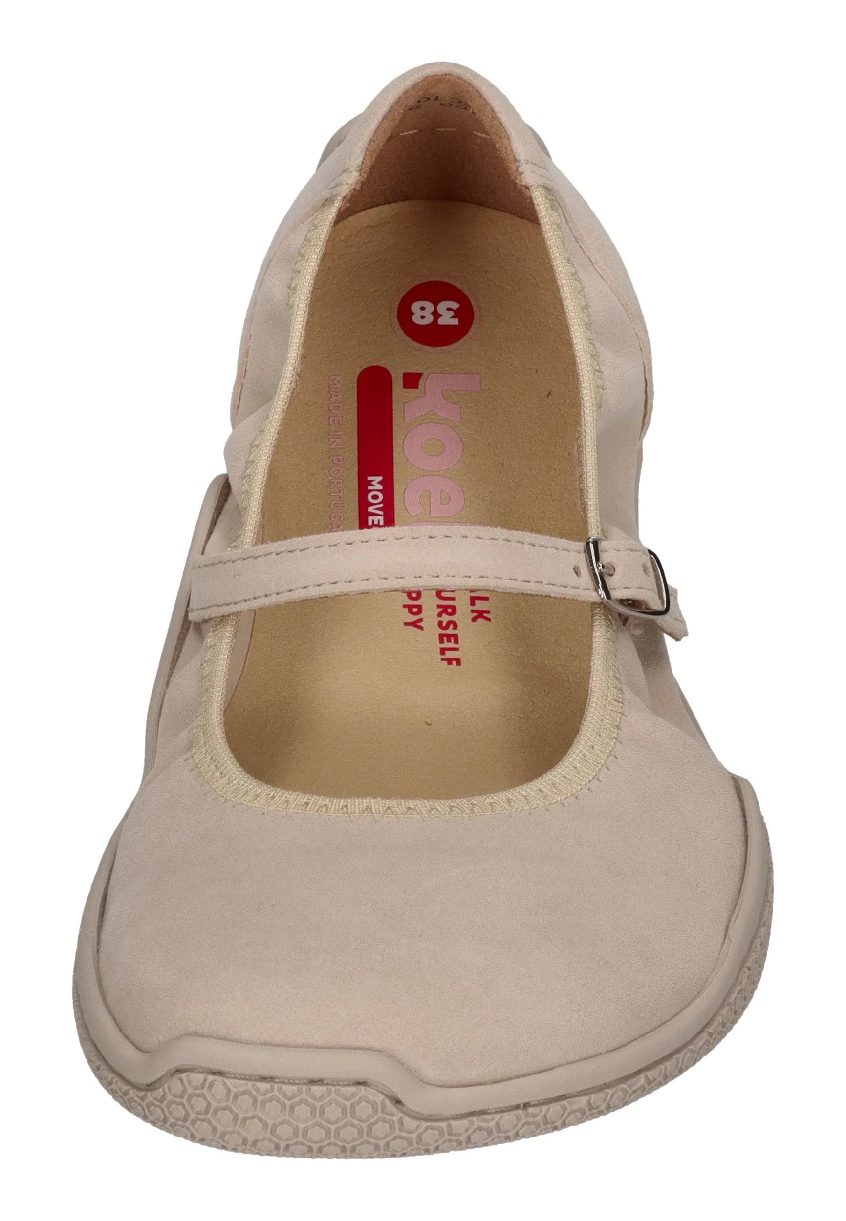KOEL Damen Barefoot Ballerinas VALERIA II SUEDE beige
