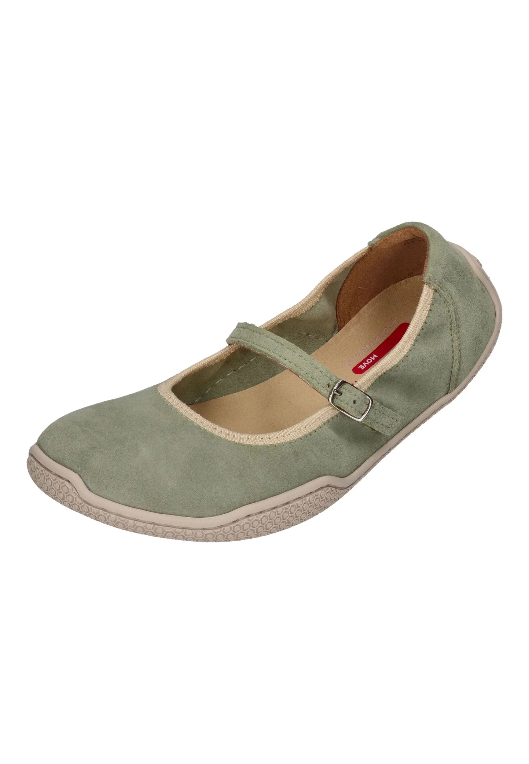 KOEL Damen Barefoot Ballerinas VALERIA II SUEDE olive