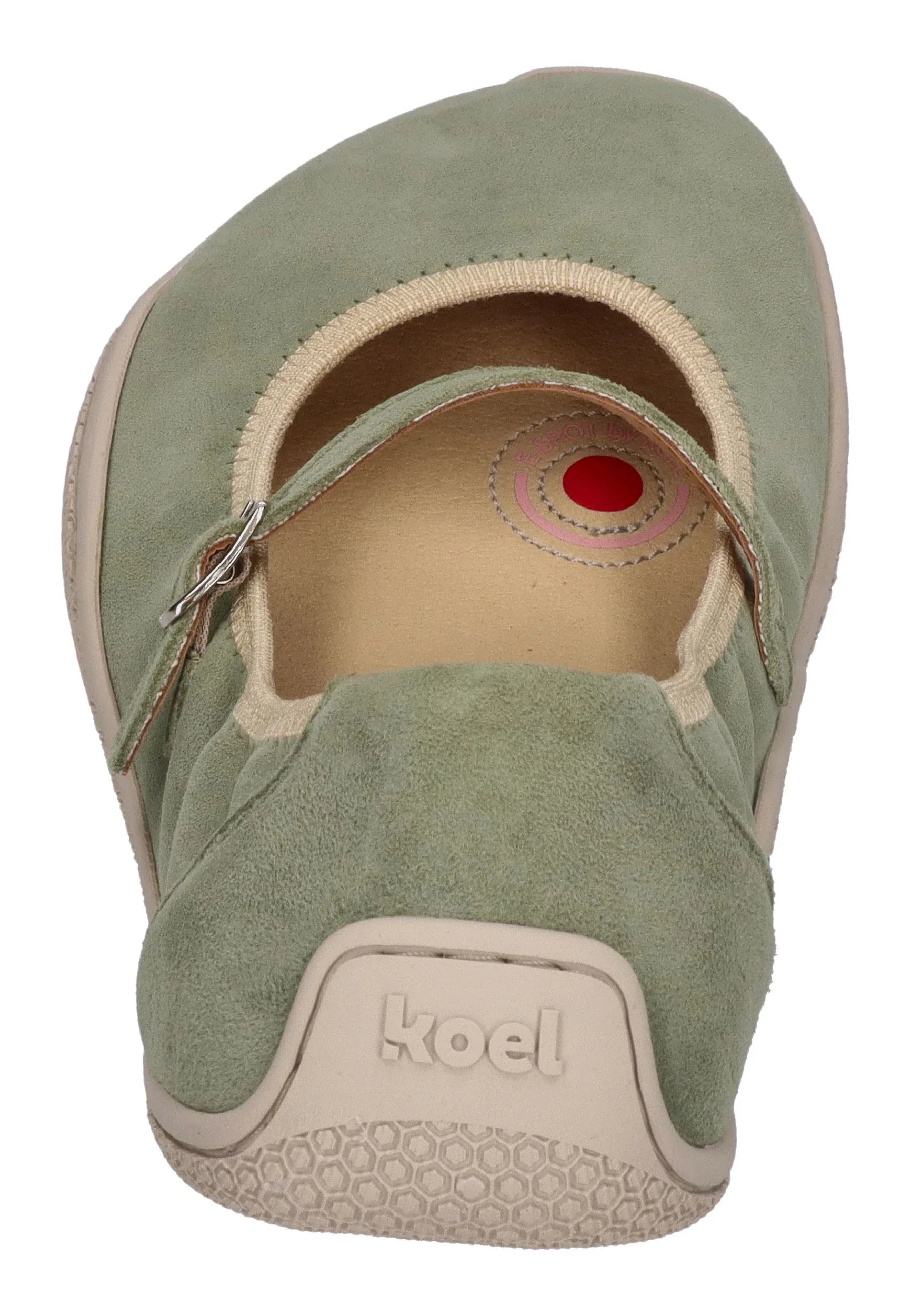 KOEL Damen Barefoot Ballerinas VALERIA II SUEDE olive