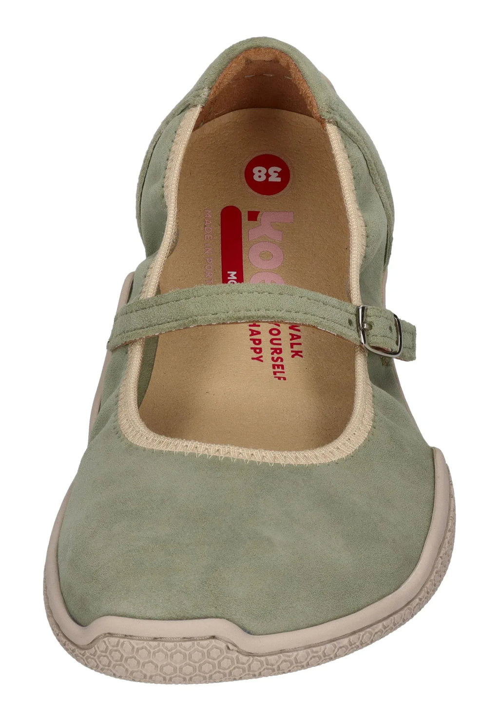 KOEL Damen Barefoot Ballerinas VALERIA II SUEDE olive