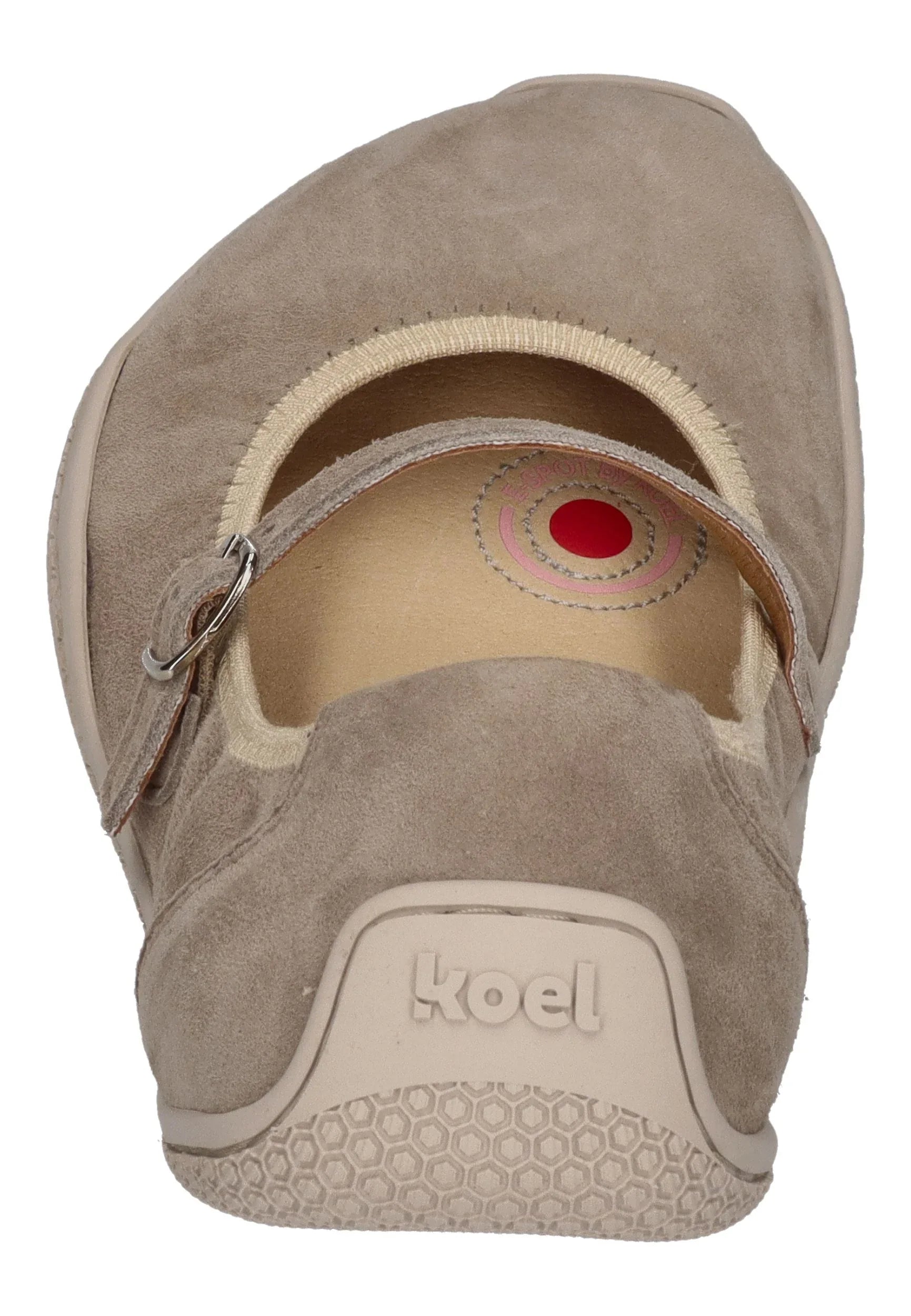 KOEL Damen Barefoot Ballerinas VALERIA II SUEDE taupe