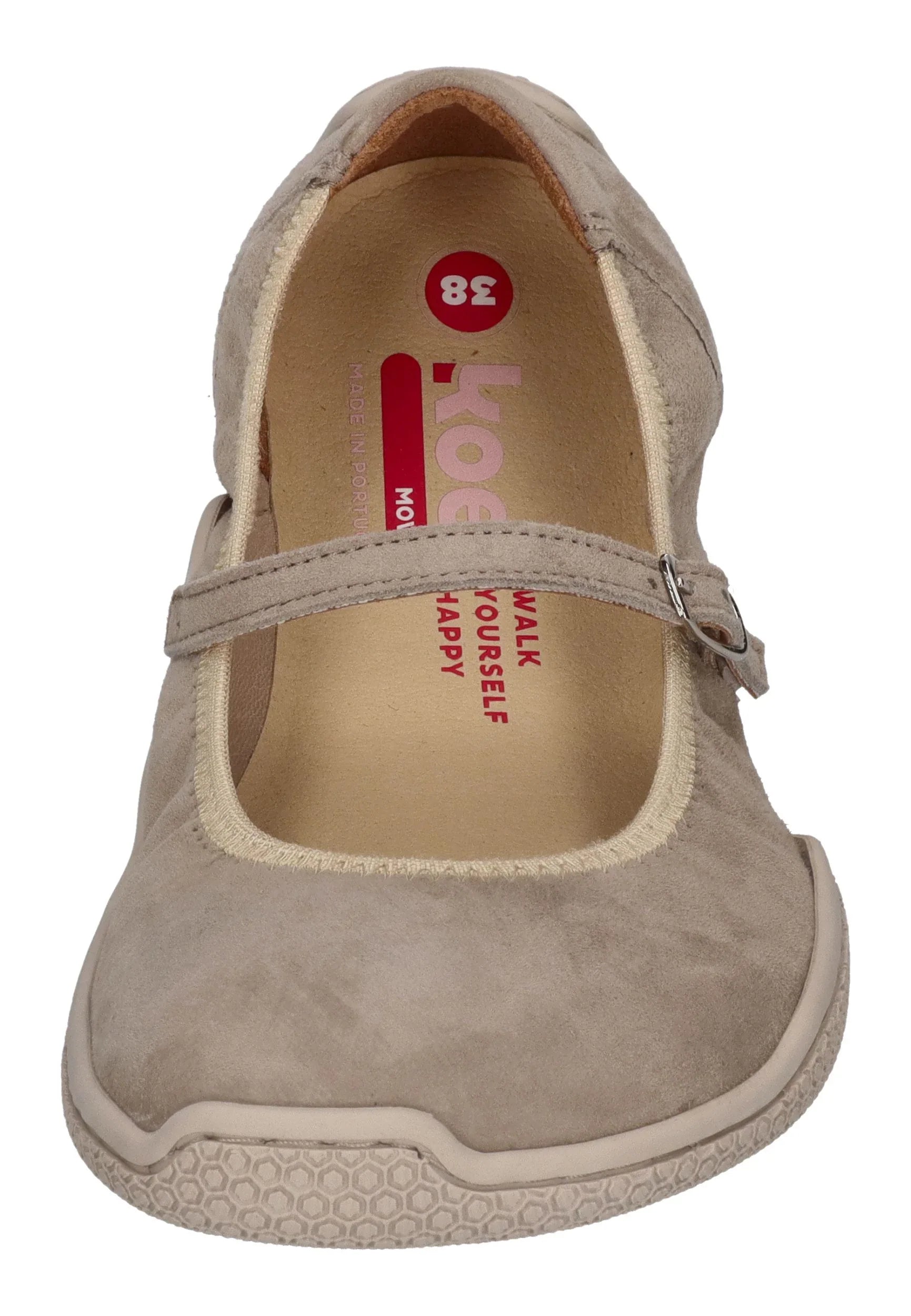 KOEL Damen Barefoot Ballerinas VALERIA II SUEDE taupe