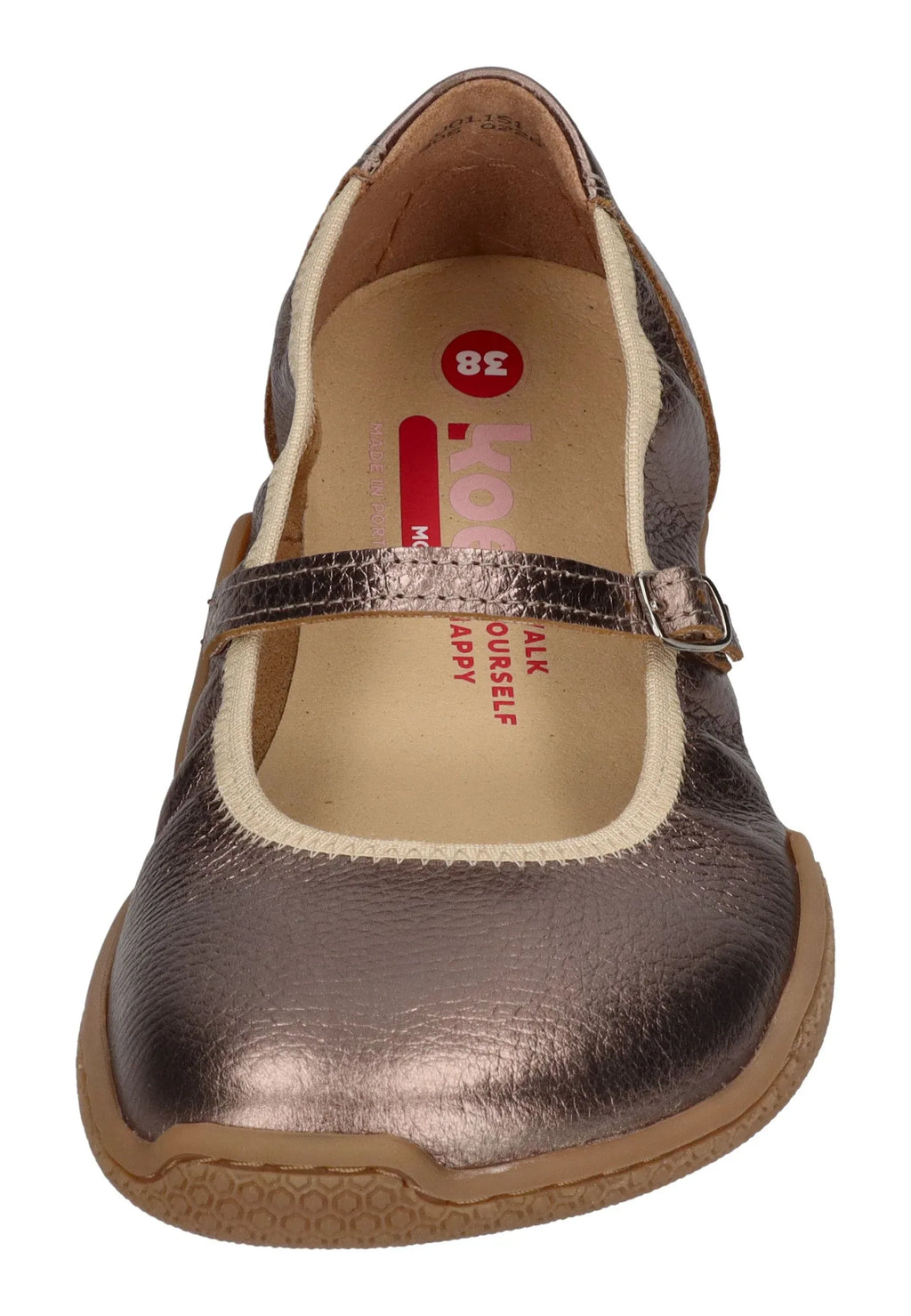 KOEL Damen Barefoot Ballerinas VALERIA METALLIC bronze