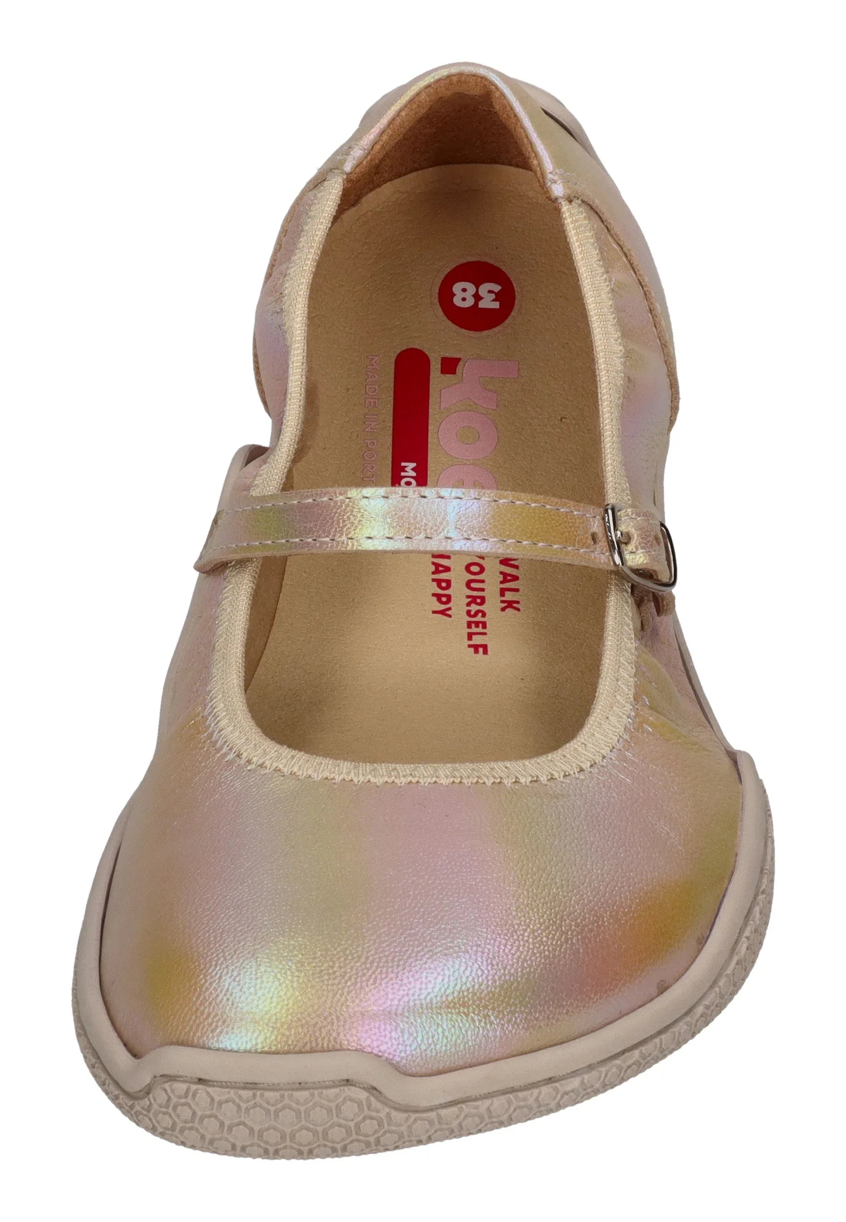 KOEL Damen Barefoot Ballerinas VALERIA METALLIC gold