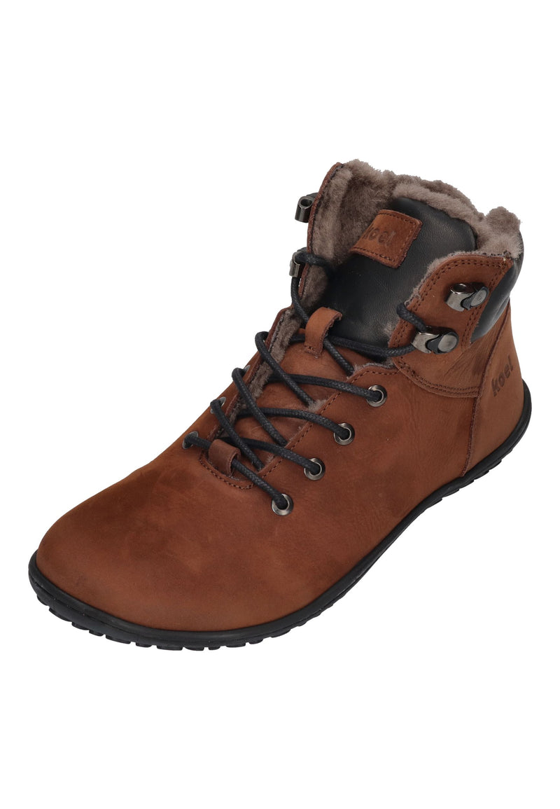 KOEL Damen Barefoot Booties ISIDORE LAMBSWOOL - chocolate