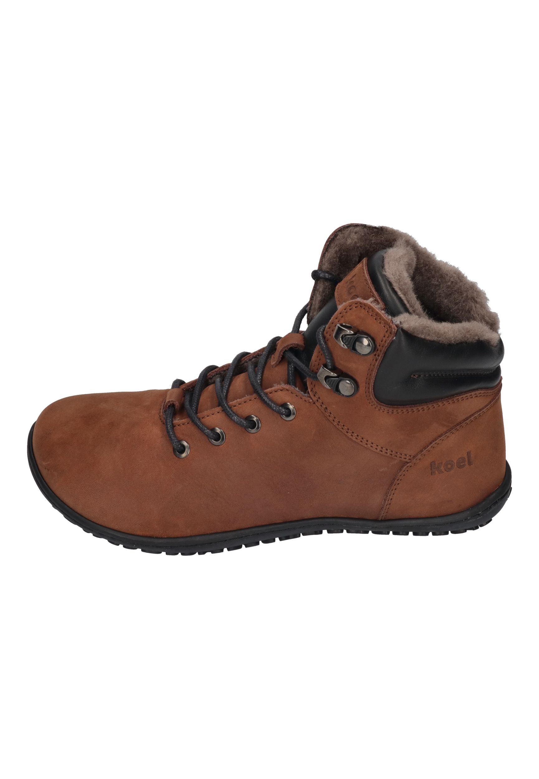 KOEL Damen Barefoot Booties ISIDORE LAMBSWOOL - chocolate