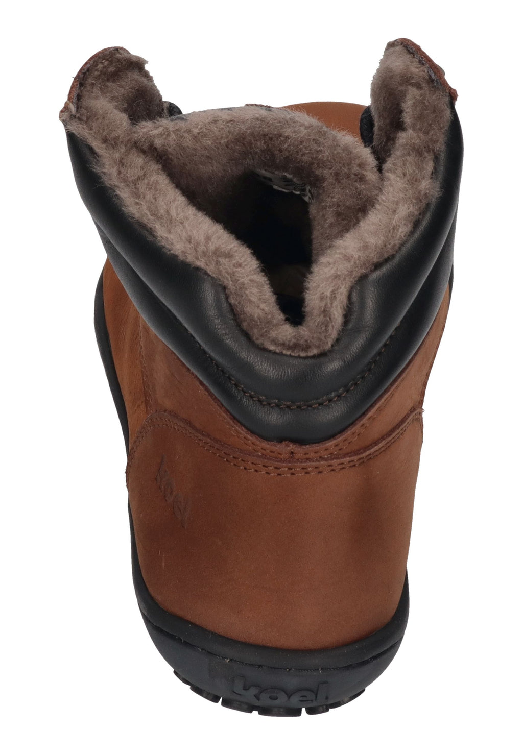 KOEL Damen Barefoot Booties ISIDORE LAMBSWOOL - chocolate
