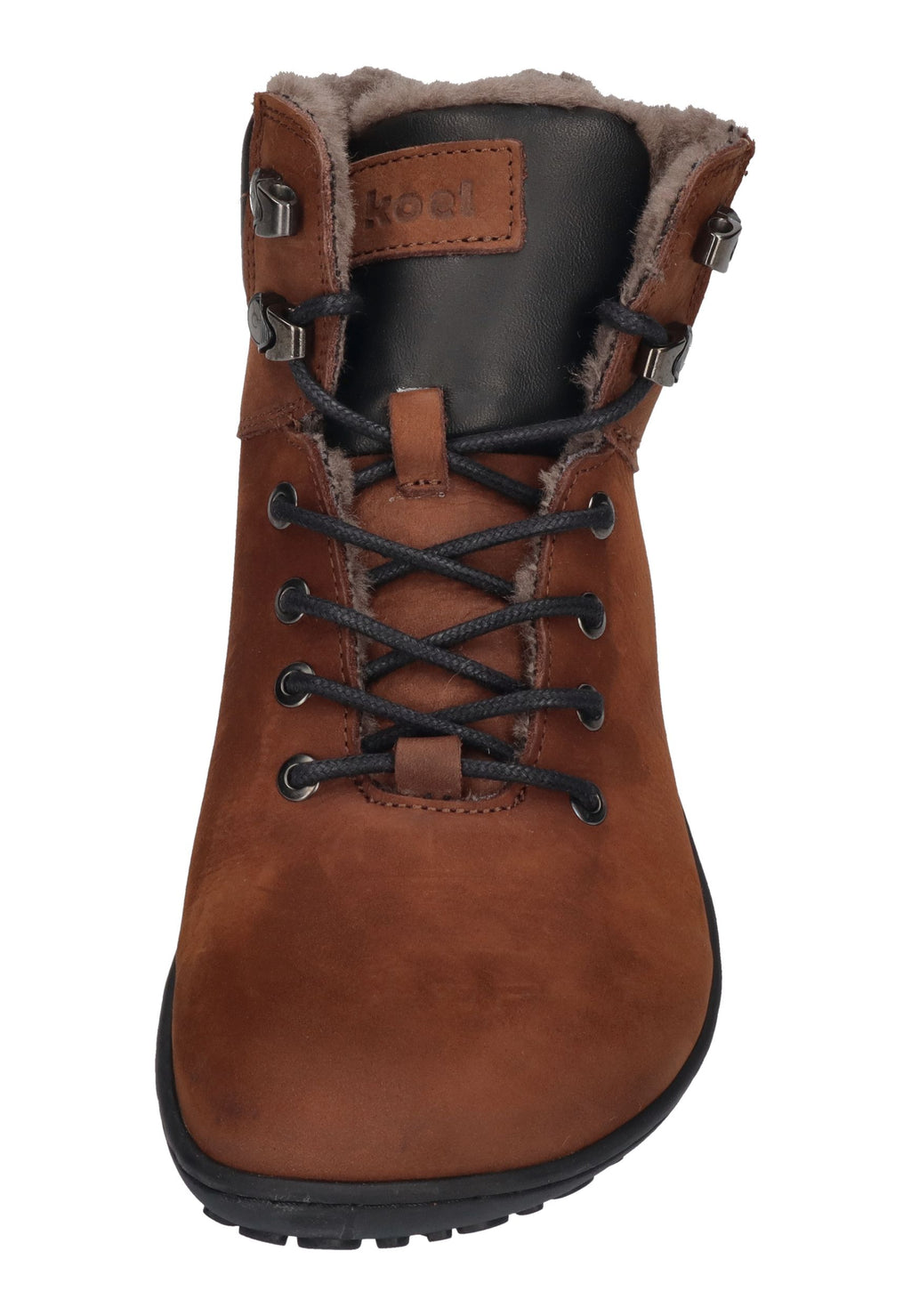 KOEL Damen Barefoot Booties ISIDORE LAMBSWOOL - chocolate