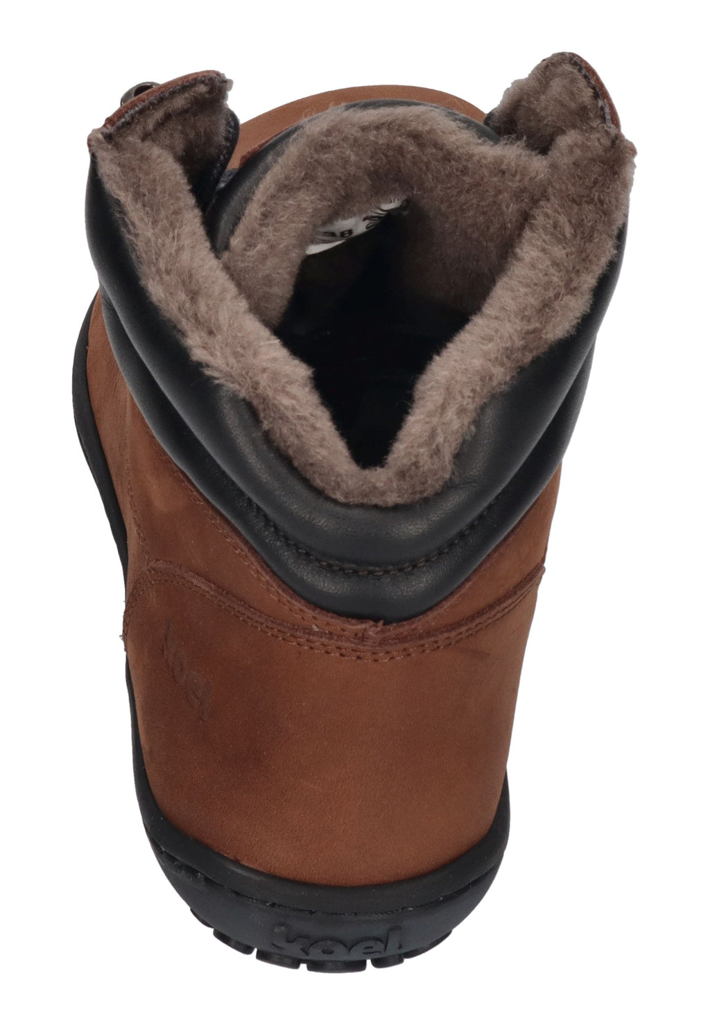 KOEL Damen Barefoot Booties ISIDORE LAMBSWOOL - chocolate