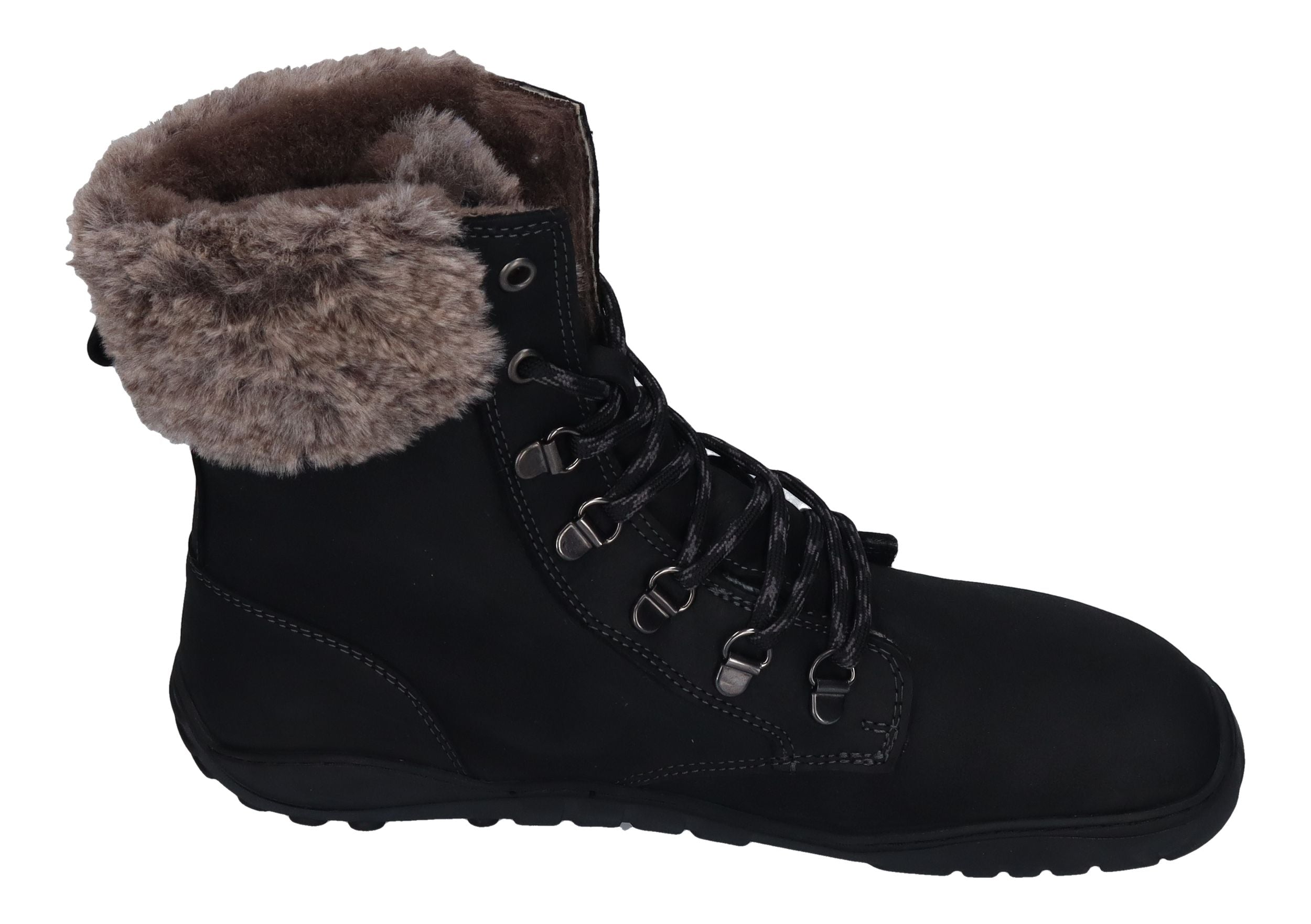 KOEL Damen Barefoot Booties LEVI TEX LAMBSWOOL black
