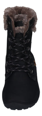 KOEL Damen Barefoot Booties LEVI TEX LAMBSWOOL black