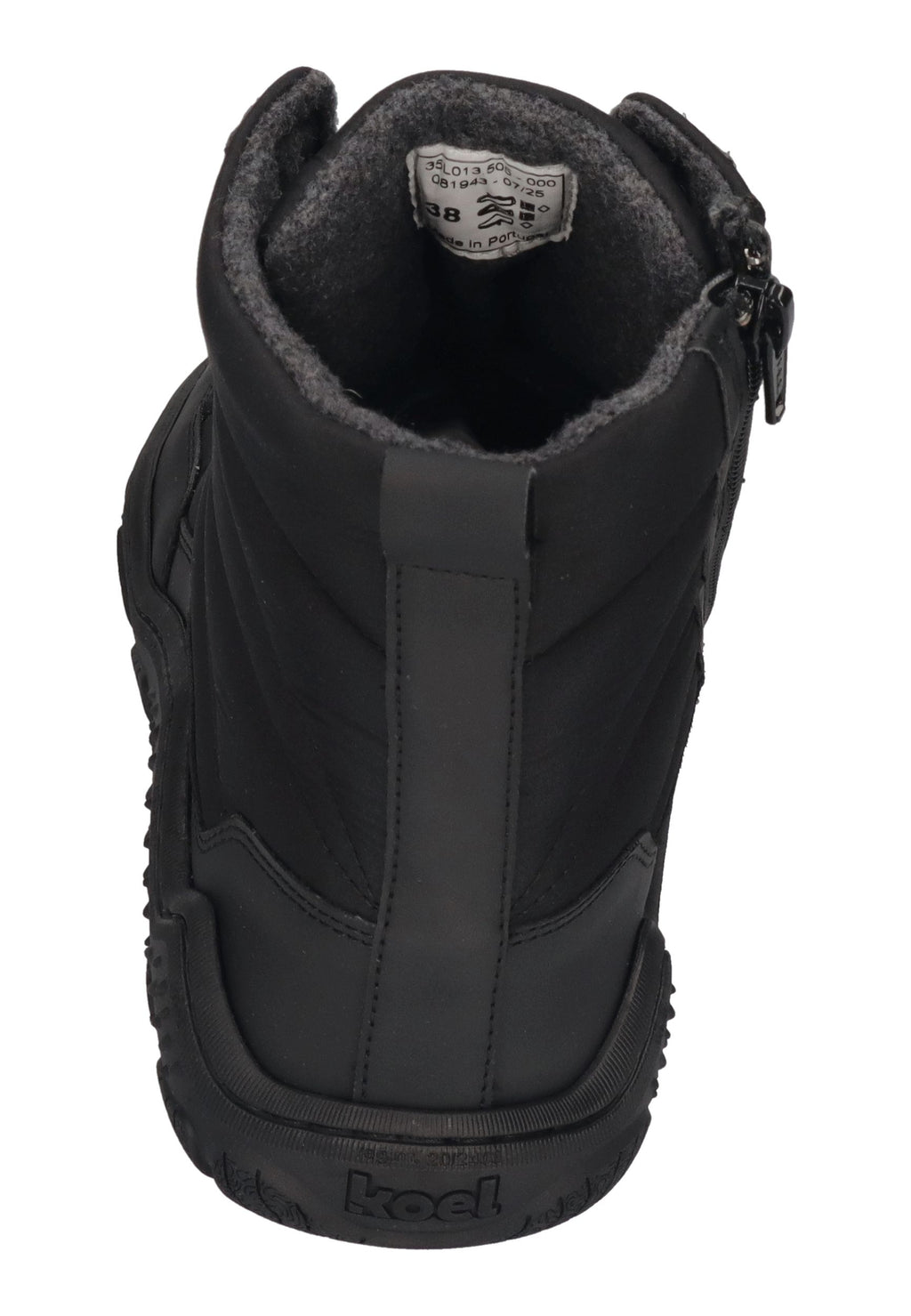 KOEL Damen Barefoot Outdoor Booties RIVER MERINO - black