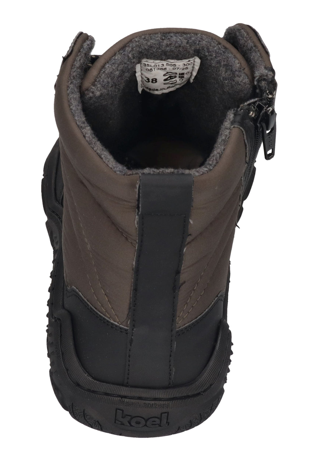 KOEL Damen Barefoot Outdoor Booties RIVER MERINO - green