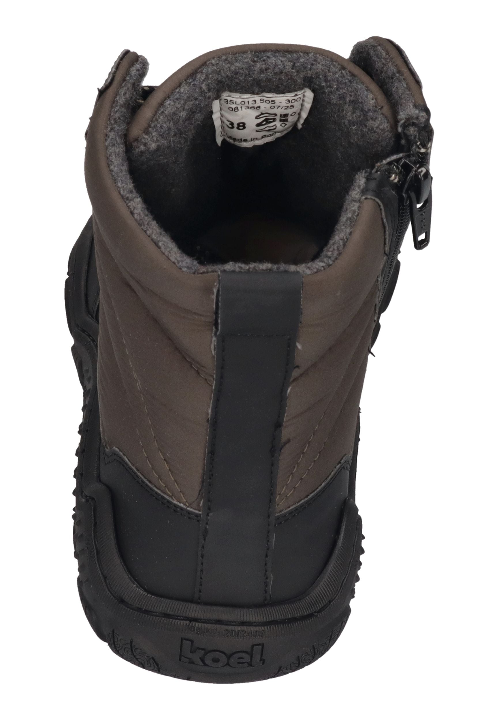 KOEL Damen Barefoot Outdoor Booties RIVER MERINO - green