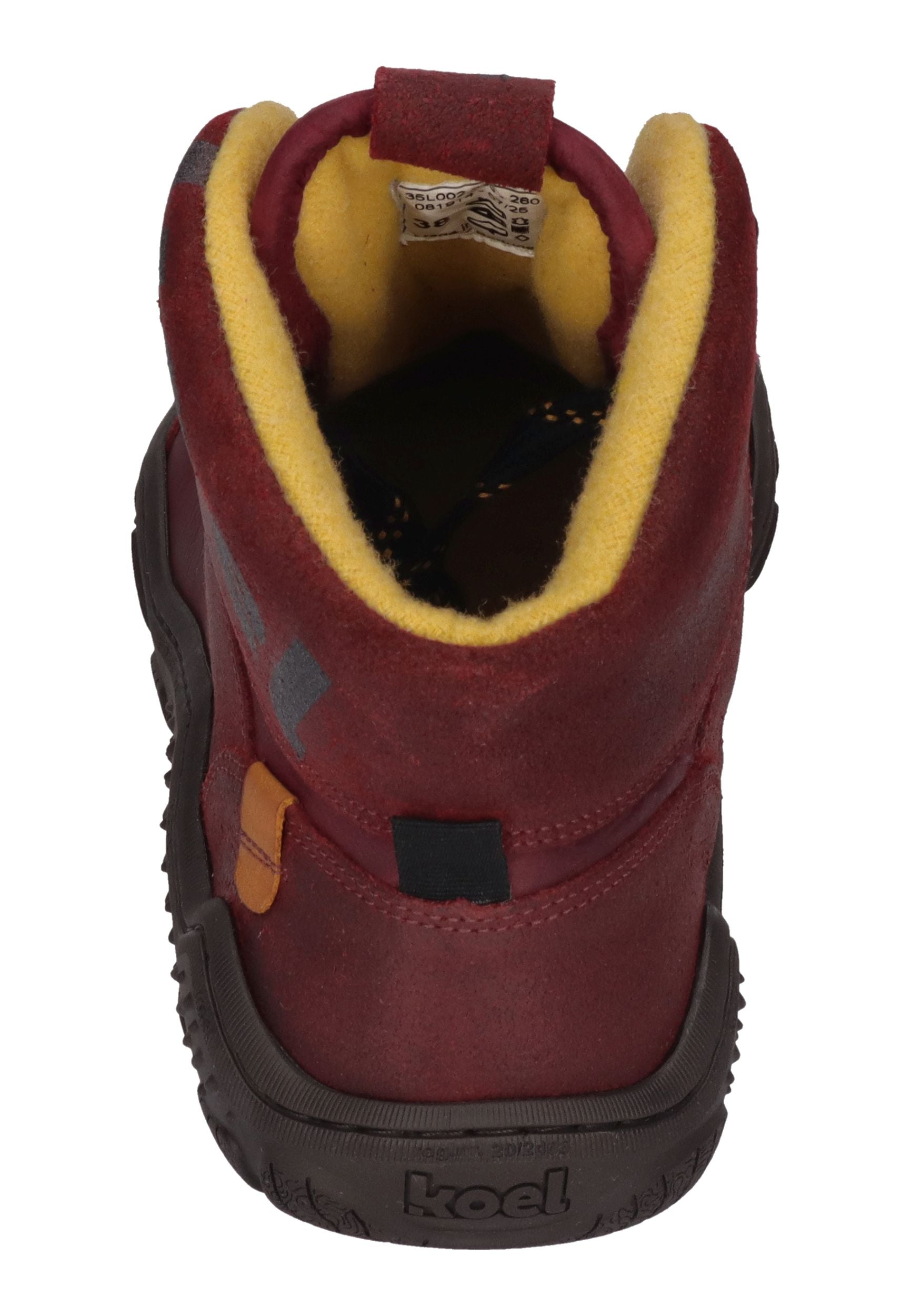 KOEL Damen Barefoot Outdoor Booties ROBA MERINO - bordo