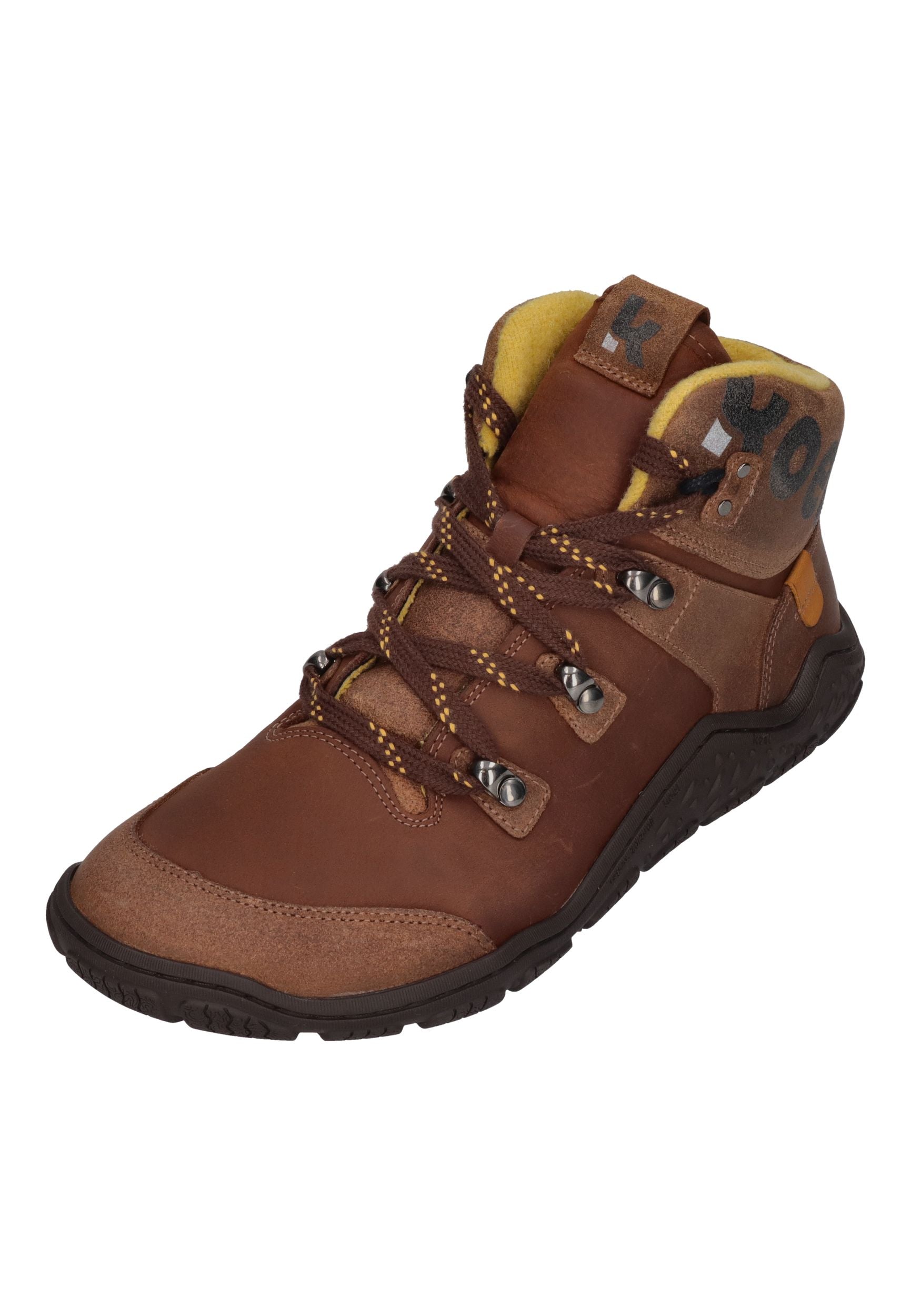KOEL Damen Barefoot Outdoor Booties ROBA MERINO - chocolate