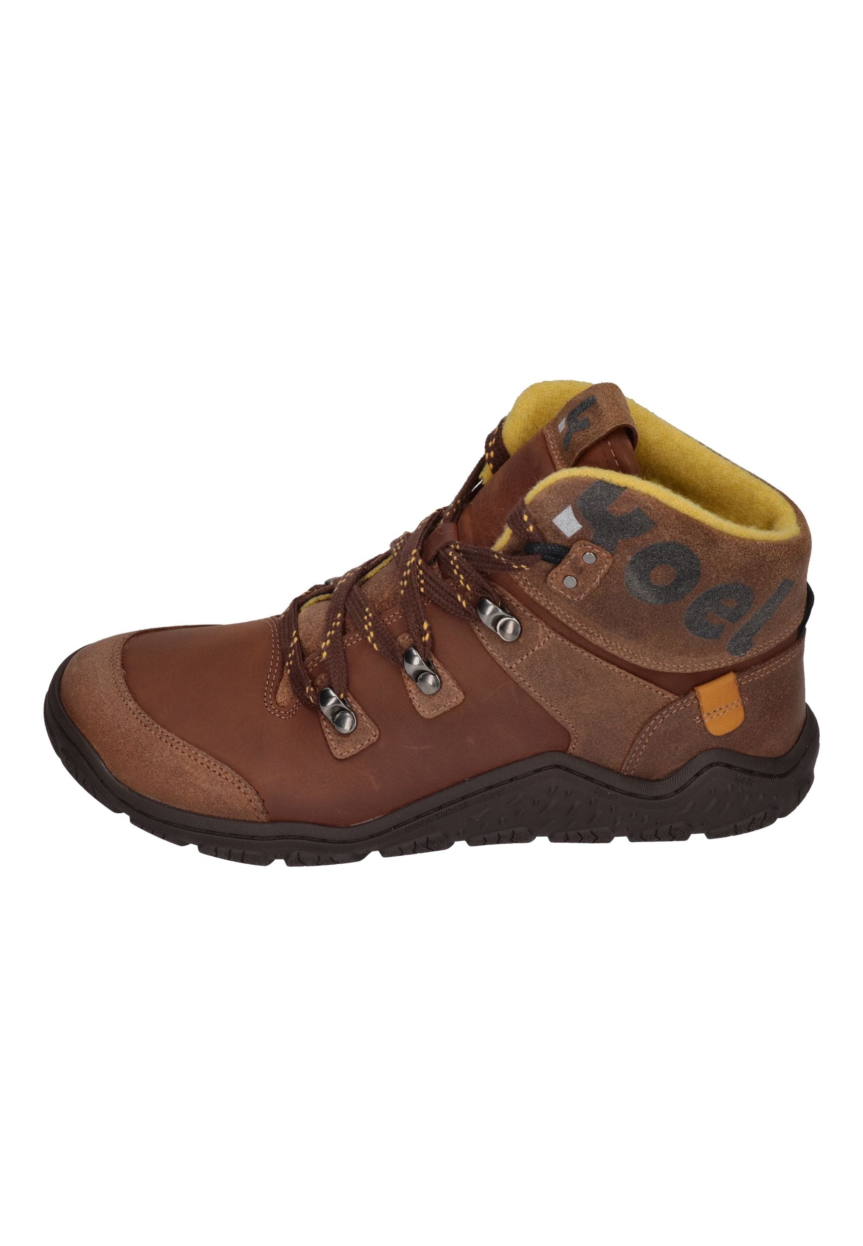 KOEL Damen Barefoot Outdoor Booties ROBA MERINO - chocolate