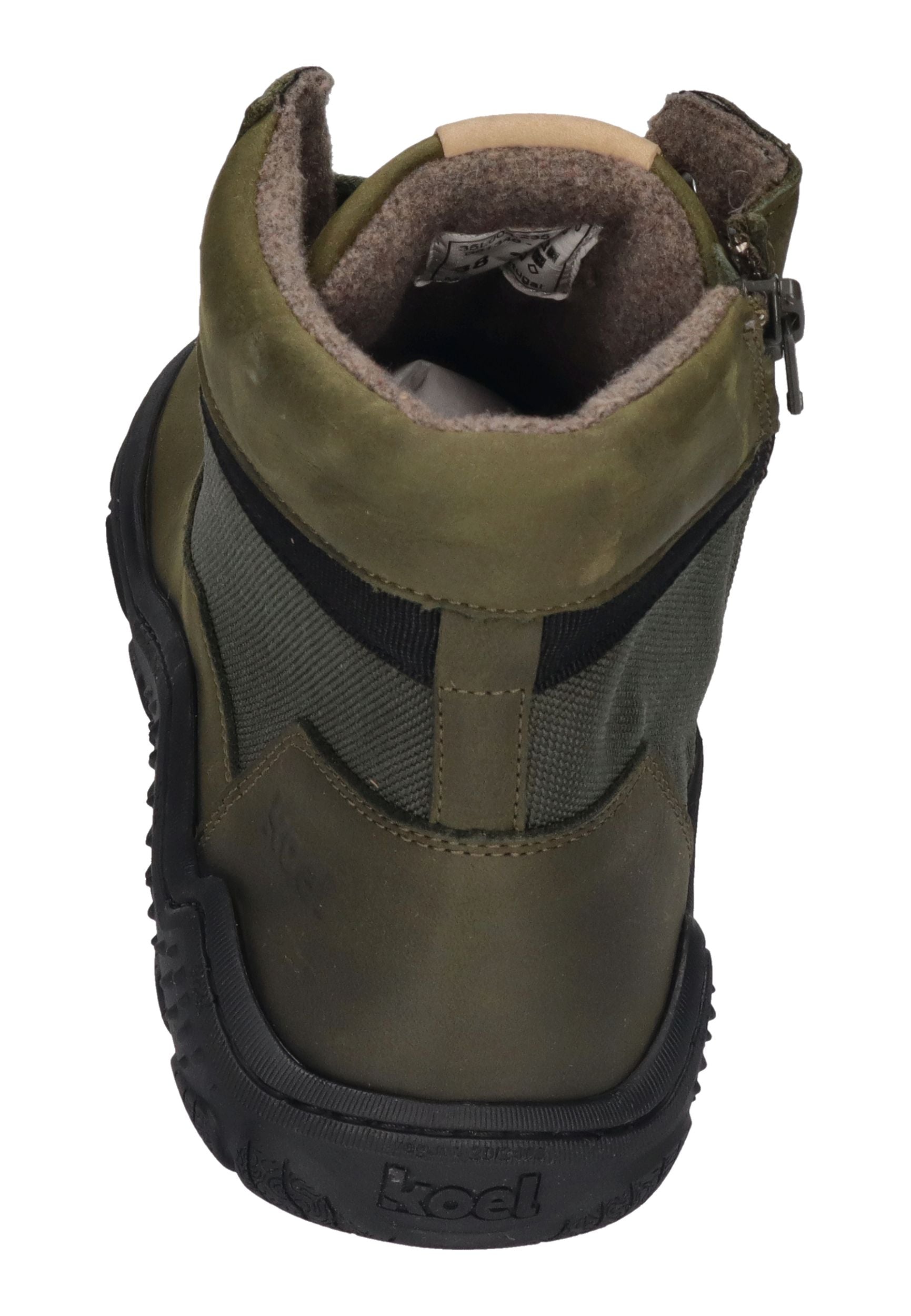 KOEL Damen Barefoot Booties ROMI MERINO - olive