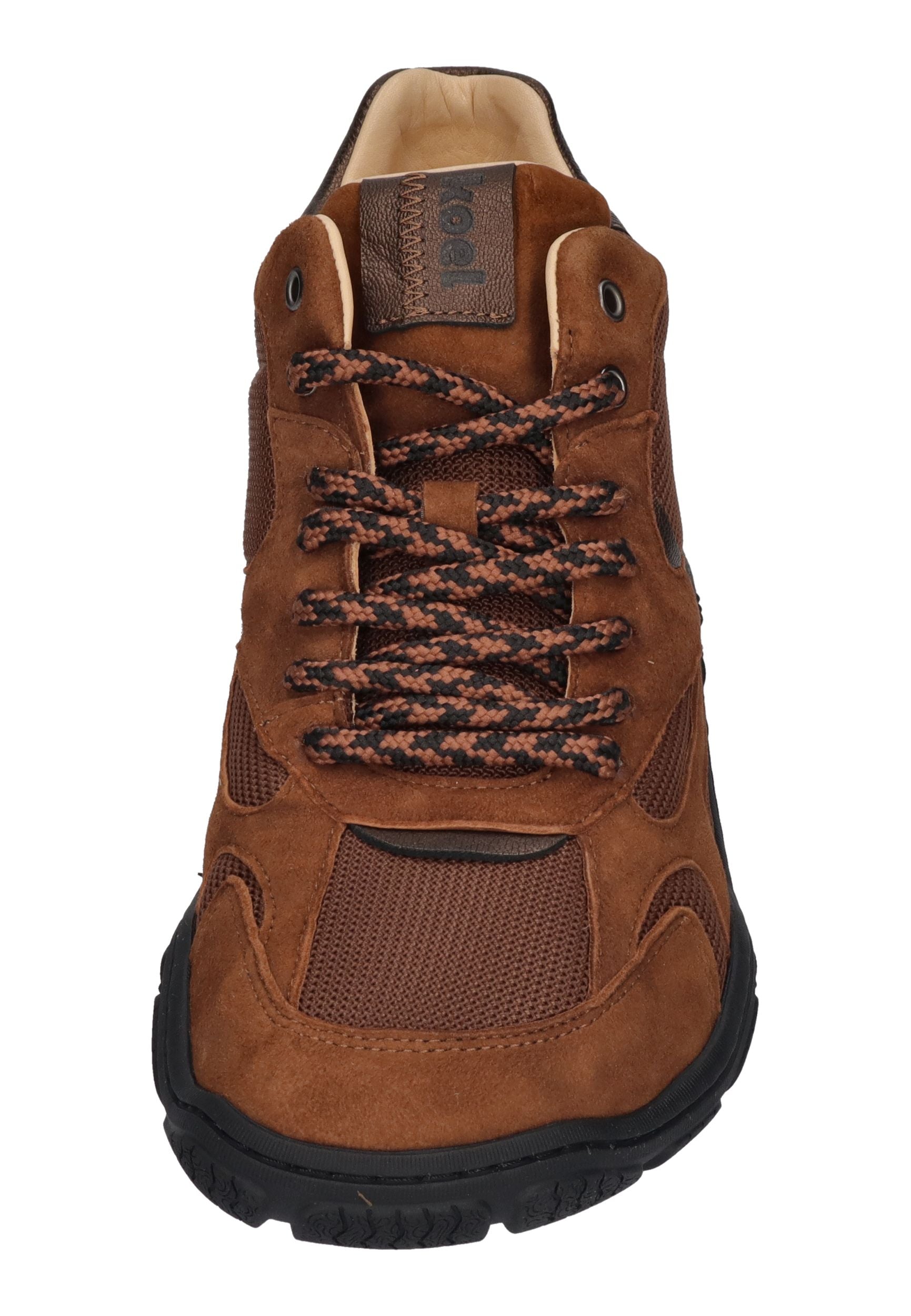 KOEL Damen Barefoot Booties ROXY SUEDE - cognac