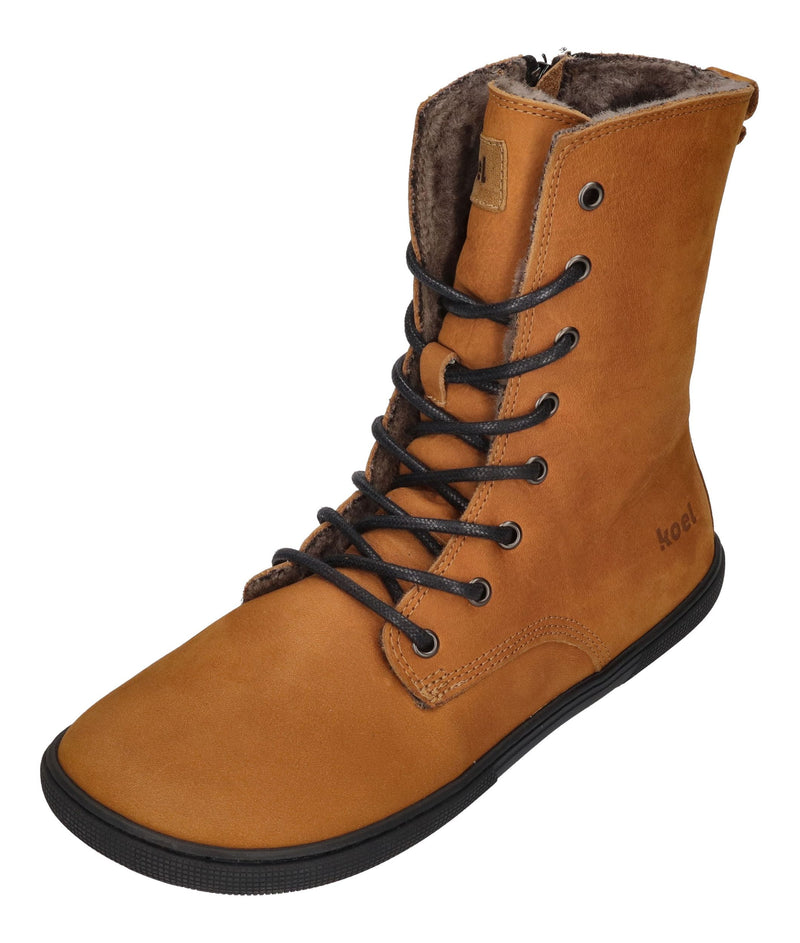 KOEL Damen Barefoot Booties mit Lammwolle FARO miel