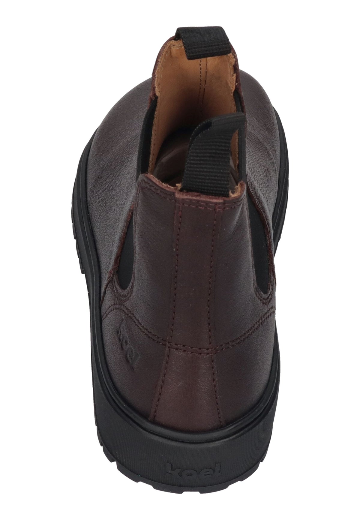 KOEL Damen Barefoot Chelseaboots GAVIEN LEATHER bordo