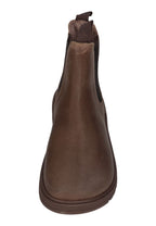 KOEL Damen Barefoot Chelseaboots GAVIEN SUEDE FELT brown