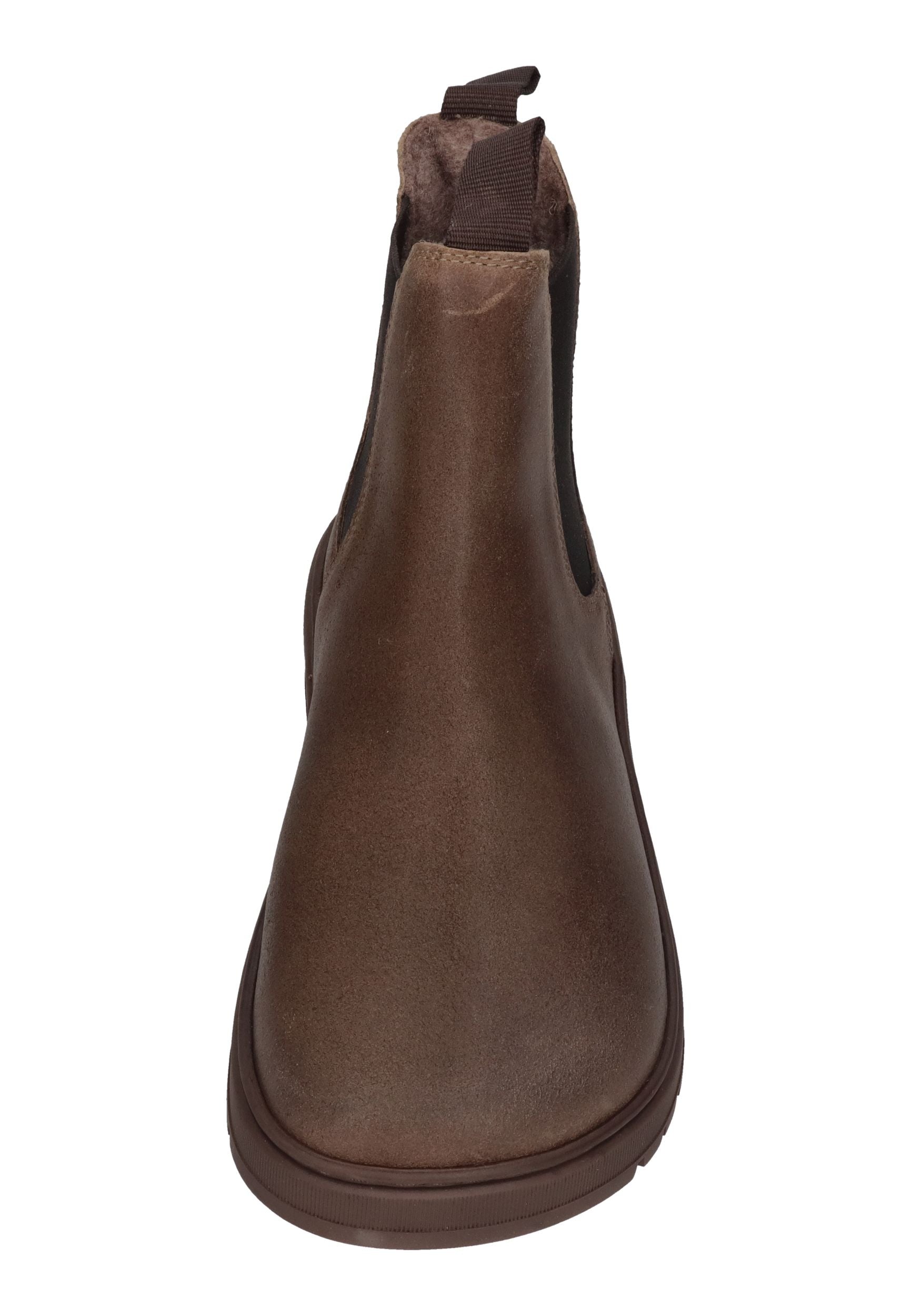 KOEL Damen Barefoot Chelseaboots GAVIEN SUEDE FELT brown