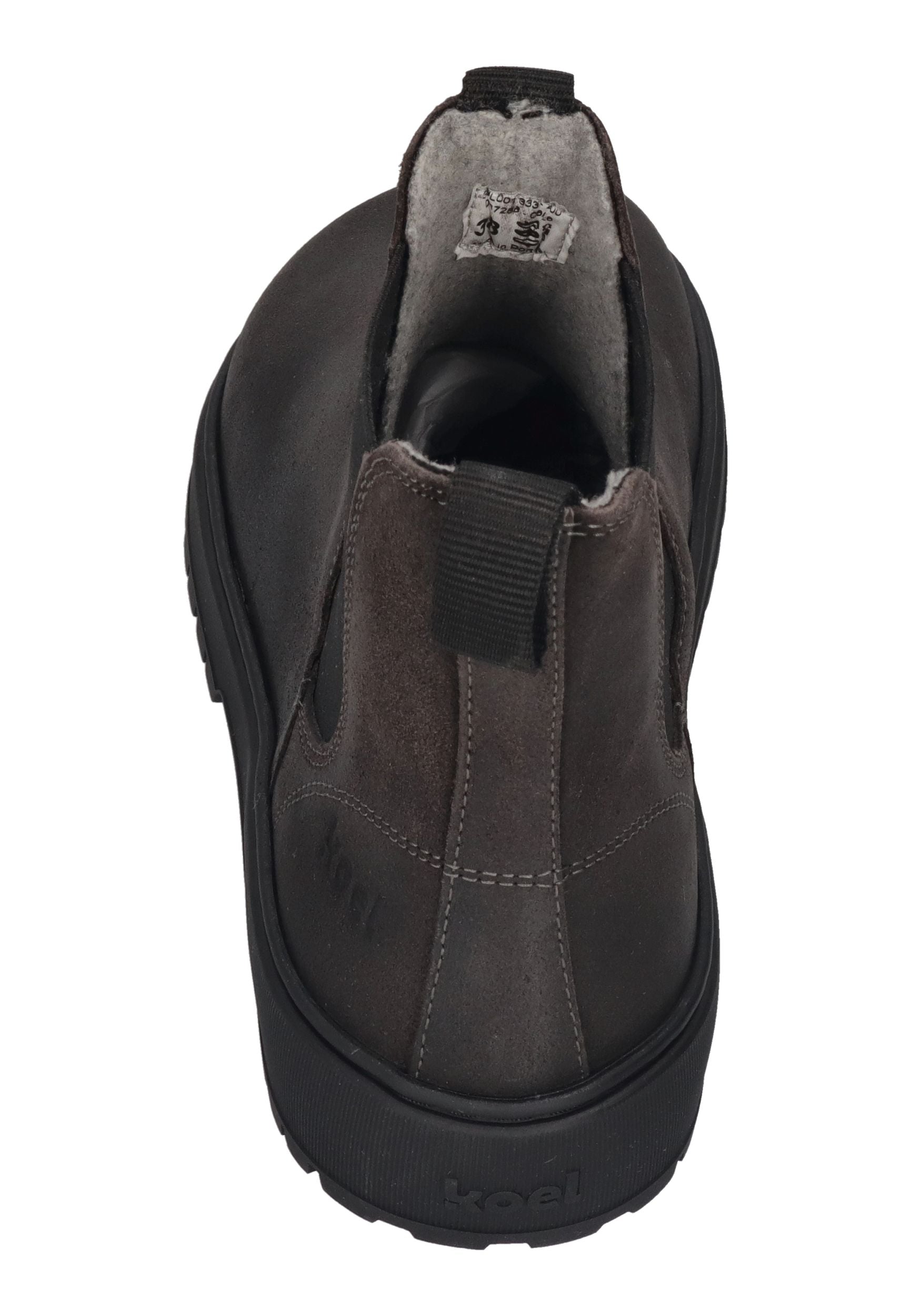 KOEL Damen Barefoot Chelseaboots GAVIEN SUEDE FELT dark grey