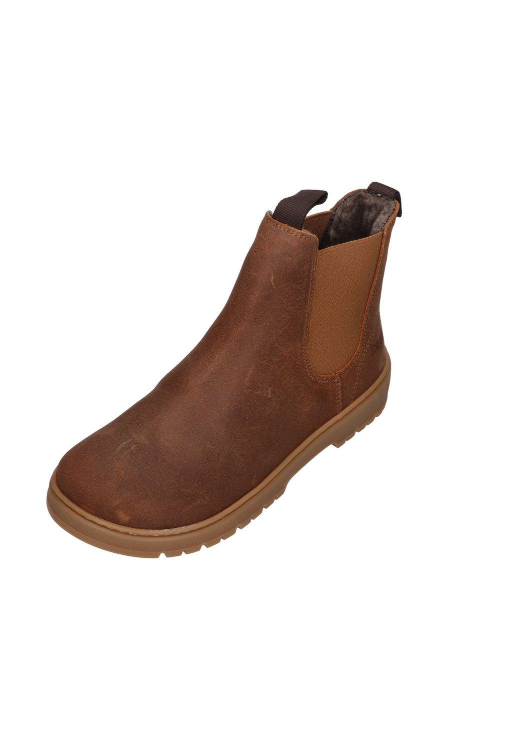 KOEL GAVIEN SUEDE WOOL in cognac, Barfuß-Boots für Damen