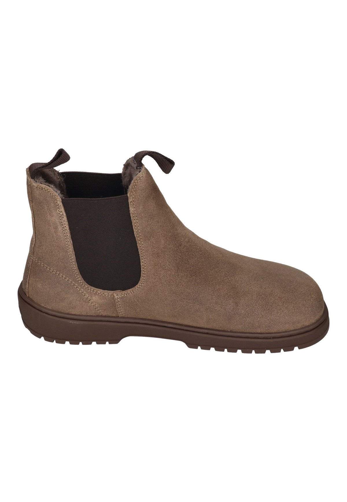 KOEL Damen Barefoot Chelseaboots GAVIEN SUEDE WOOL taupe