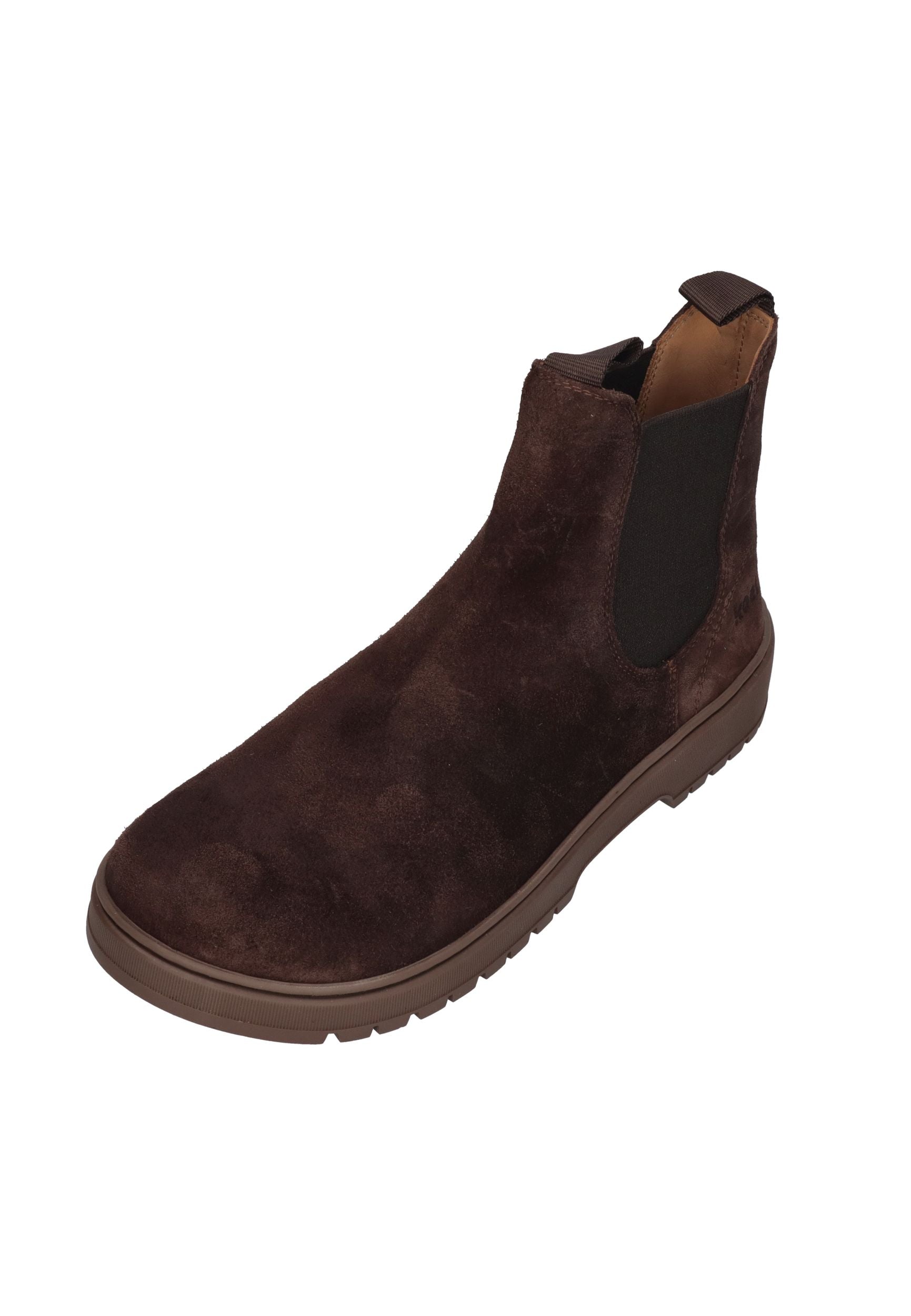 KOEL Damen Barefoot Chelseaboots GAVIEN SUEDE chocolate