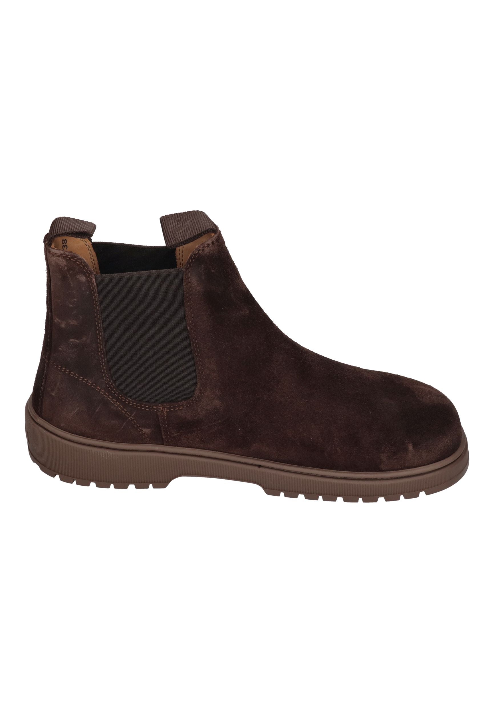 KOEL Damen Barefoot Chelseaboots GAVIEN SUEDE chocolate