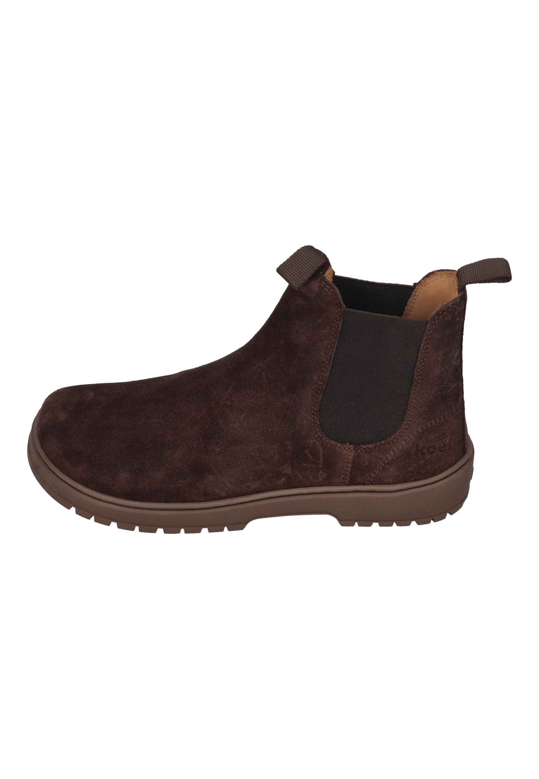KOEL Damen Barefoot Chelseaboots GAVIEN SUEDE chocolate