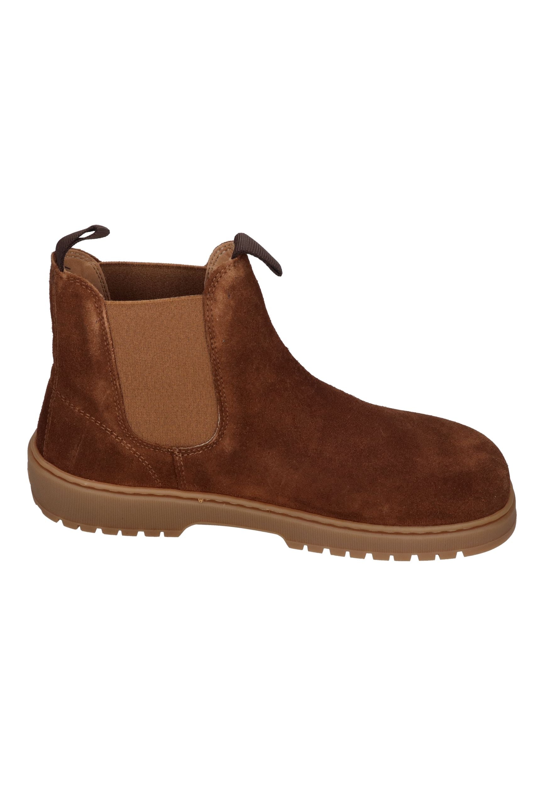 KOEL Damen Barefoot Chelseaboots GAVIEN SUEDE cognac