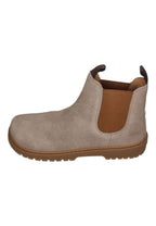 KOEL Damen Barefoot Chelseaboots GAVIEN SUEDE taupe