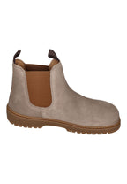 KOEL Damen Barefoot Chelseaboots GAVIEN SUEDE taupe