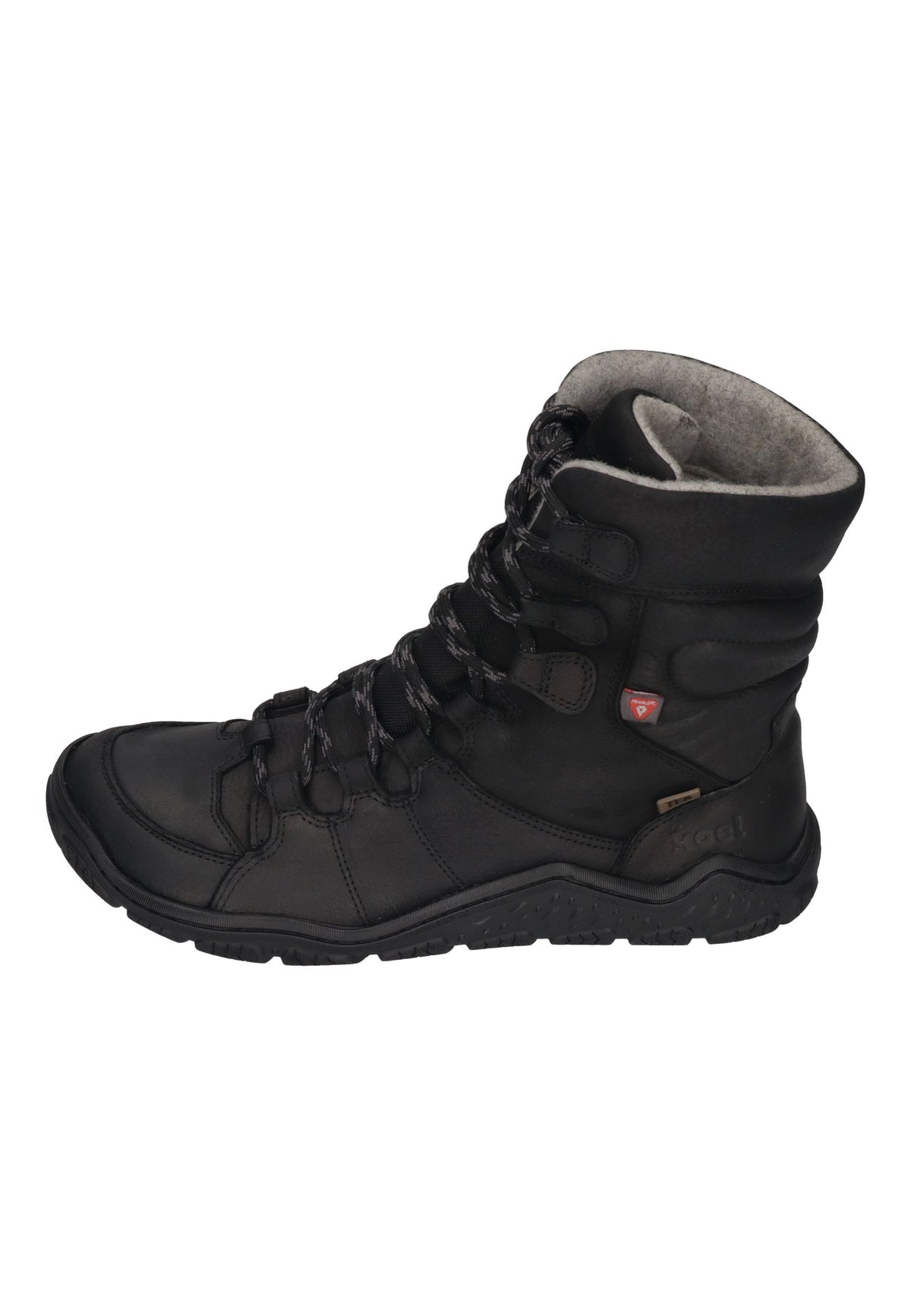 KOEL Damen Barefoot Outdoor Booties RISEA MERINO - black