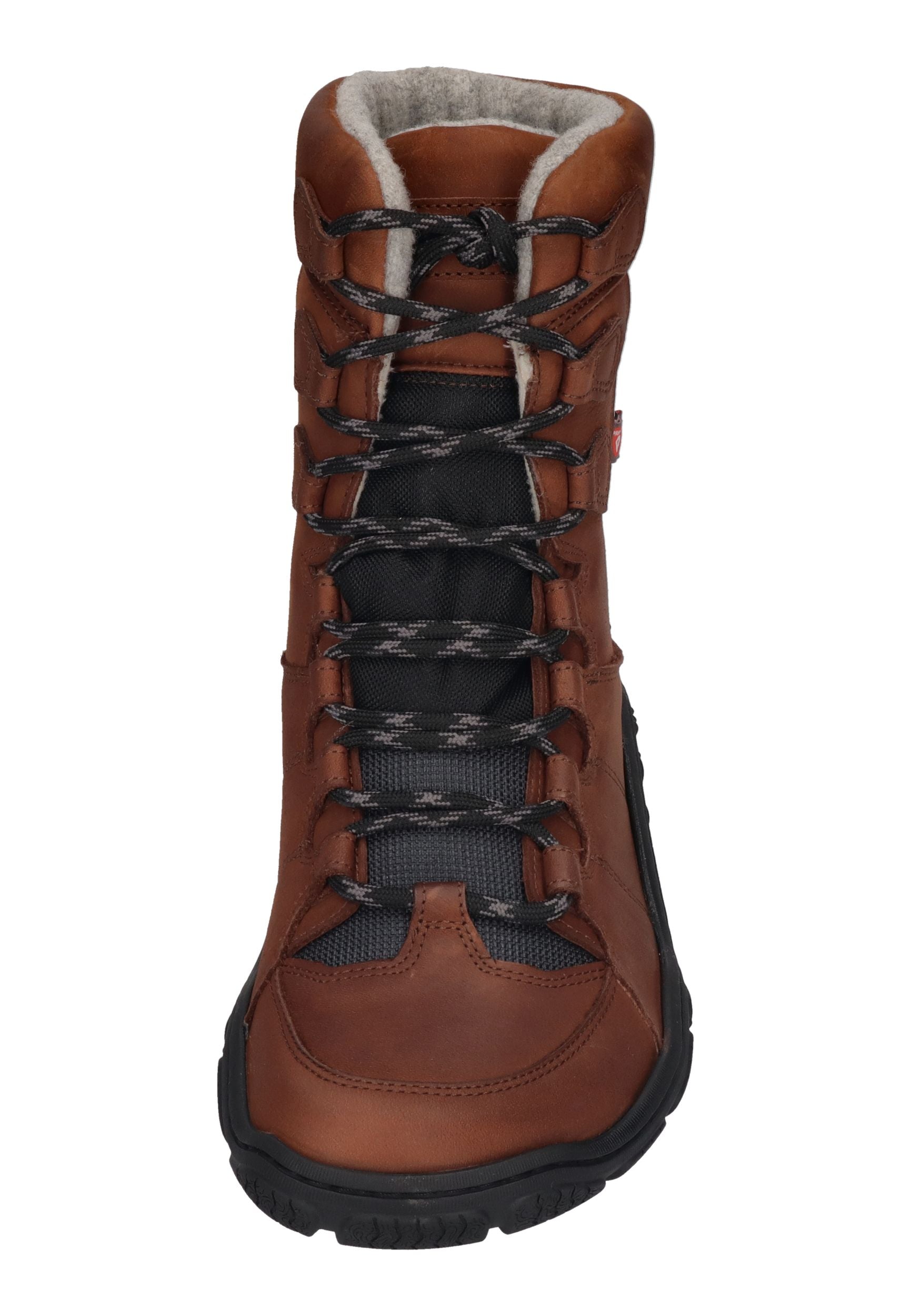 KOEL Damen Barefoot Outdoor Booties RISEA MERINO - chocolate