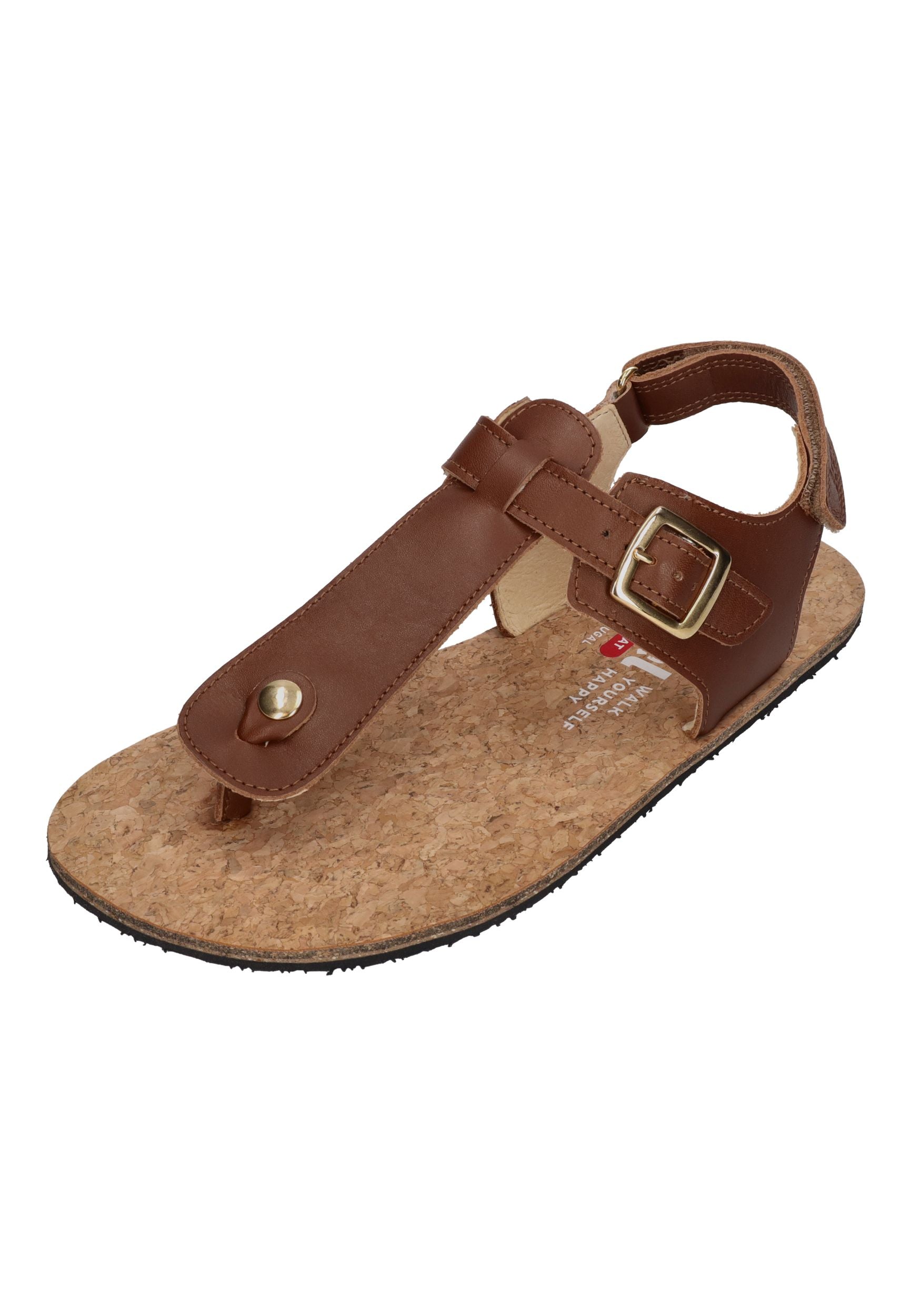 KOEL Damen Barefoot Sandalen ARIANA cognac