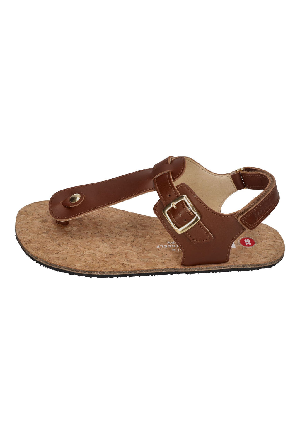 KOEL Damen Barefoot Sandalen ARIANA cognac